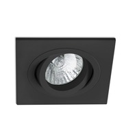 Hranatá - FARO 43406 RADÓN SQ zapuštěné stropní svítidlo, černá - FARO