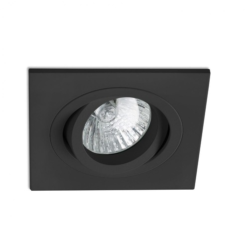 Hranatá - FARO 43406 RADÓN SQ zapuštěné stropní svítidlo, černá - FARO - foto 1