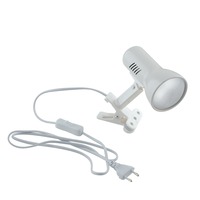 Stolní lampy s klipem - FAN SPOT-CARRERA-C Spotové svítidlo SPOT CARRERA bílá, klipsna 1xE27 21,3x14x14,5 cm - FANEUROPE