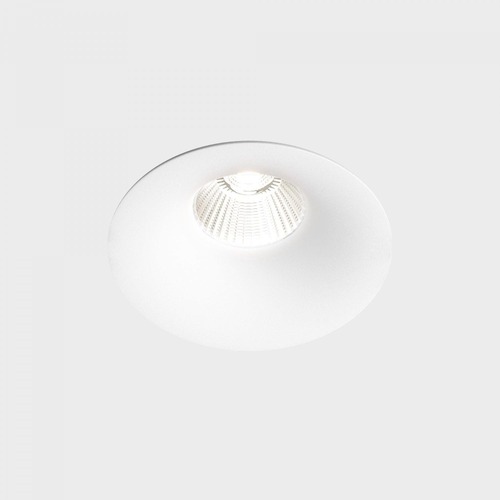 Kruhová - KHL K50150.03.RF.WH-WH.38.ST.8.27.PU LUXO zapuštěné svítidlo s rámečkem bílá 20W 2700K Push - KOHL-Lighting - foto 1