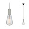 Subtilní - P 50388 Závěsné svítidlo Neordic Jano E27 max. 1x20W šedá/černá/beton - PAULMANN