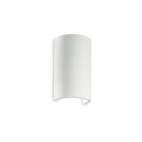 Sádrová - ILUX 214696 Nástěnné svítidlo Ideal Lux Flash Gesso AP1 round 214696 1x40W kulaté - IDEALLUX
