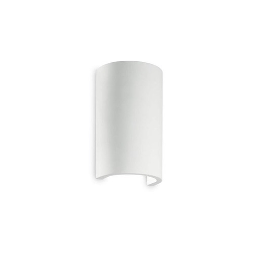 Sádrová - ILUX 214696 Nástěnné svítidlo Ideal Lux Flash Gesso AP1 round 214696 1x40W kulaté - IDEALLUX - foto 1