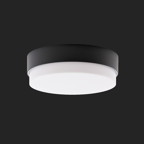 Nástěnná - OS TRI57284 TRITON 2 stropní/nástěnné průmyslové plastové svítidlo černá / bílá IP65 3000 K 20W LED nouzové kombinované 3 h (původní kód OS 57284) - OSMONT - foto 1