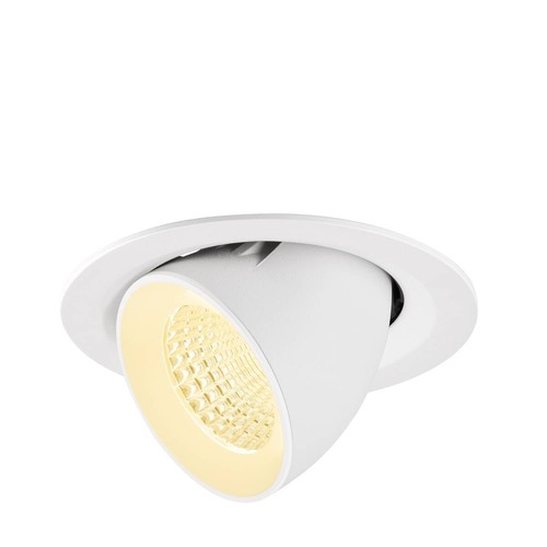 Kruhová - LA 1009575 NUMINOS® GIMBLE M Stropní vestavné svítidlo, 3000 K, 55°, bílé - BIG WHITE (SLV) - foto 1