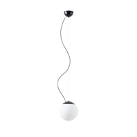 Koule - OS ADR61320 ADRIA L1 závěsné skleněné svítidlo černá / bílá IP40 3000 K 8W LED - OSMONT