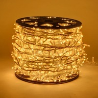 Venkovní řetězy - DLED SKNX0102W DecoLED LED světelný řetěz, 100m, teple bílá, 2000 diod, bílý kabel, IP67 SKNX0102W