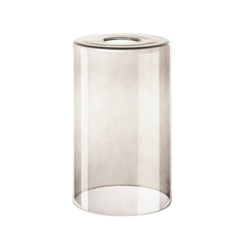 Stínidla, kryty, clony - LA 1000773 FENDA skleněné stínítko kouřové sklo - BIG WHITE (SLV) - foto 1