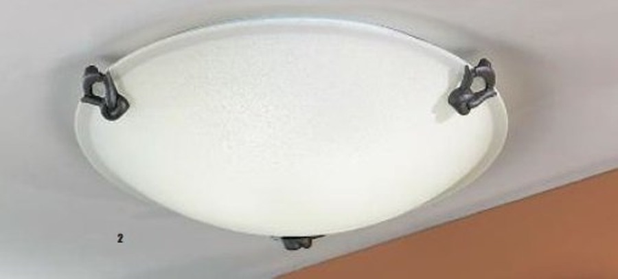 Kruhová - OR NU 9-343/40 Stropní svítidlo 2xE27 antik, průměr 40cm - ORION - foto 1