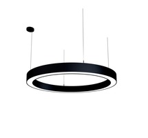 Kruhová - IMPR 950637 Deko-Light závěsné svítidlo Lautaro 1200/100 Up/Down opál P4, 105 W, DALI, 4000 K, černá - DEKOLIGHT