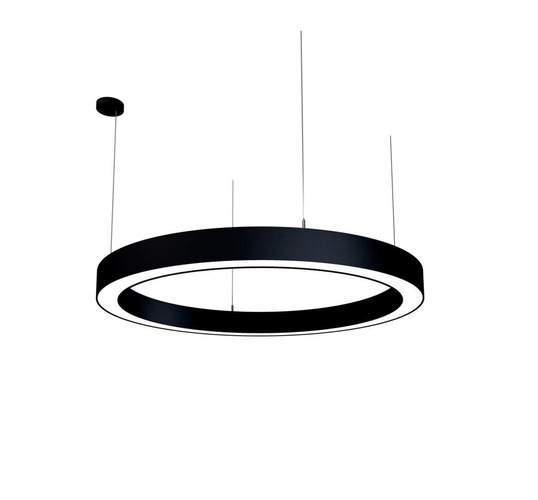 Kruhová - IMPR 950637 Deko-Light závěsné svítidlo Lautaro 1200/100 Up/Down opál P4, 105 W, DALI, 4000 K, černá - DEKOLIGHT - foto 1