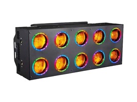 Jevištní efekty - 10x80W studená bílá + 5050 RGB 180 ks