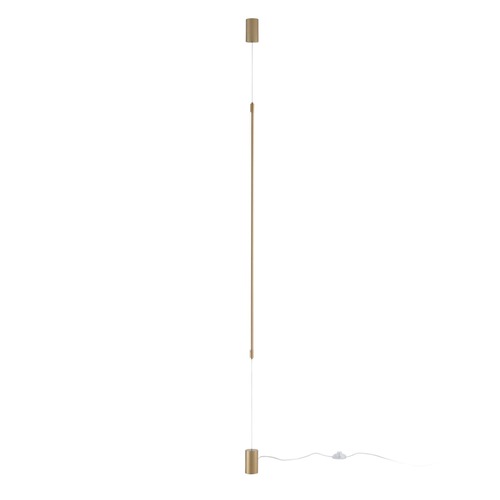 Stojací lampy - FAN LED-GRAVITY-PT-ORO Stojací lampa PIANTANA LED GRAVITY zlatá, 15 W, 1728 lm, CCT, 7 x 400 cm - FANEUROPE - foto 1