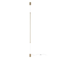 Stojací lampy - FAN LED-GRAVITY-PT-ORO Stojací lampa PIANTANA LED GRAVITY zlatá, 15 W, 1728 lm, CCT, 7 x 400 cm - FANEUROPE