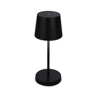 Na stůl - BRILO 7423015 LED nabíjecí stolní lampa 26 cm 2,6W 150lm černá - BRILO