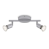Bodová - BRI 2915-024 Bodové svítidlo 25,5x7 cm 2xGU10 4,8W 520lm titan - BRILONER