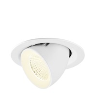 Kruhová - LA 1009590 NUMINOS® GIMBLE M Stropní vestavné svítidlo, 4000 K, 40°, bílá - BIG WHITE (SLV)