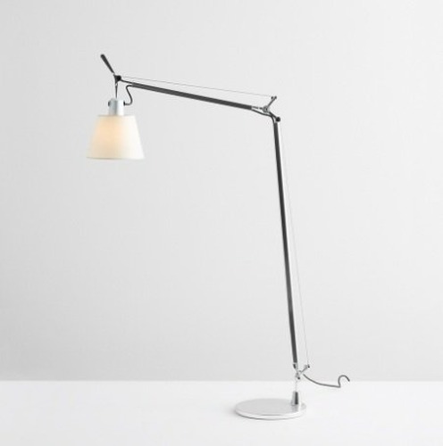 Stojací lampy - AR A014600 Stojací lampa TOLOMEO LETTURA BASCULANTE pergamen bez podstavce - ARTEMIDE - foto 1