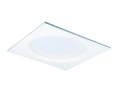 Hranatá - KHL K53306.W.3K Zápustné svítidlo LACUS SQUARE WHITE LED IP44 15W 3000K 1470lm 155x155mm - KOHL-Lighting