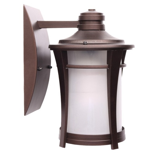 LED plamenné lampy - LED plamenová lampa 5W bronzová barva na stěnu - foto 1