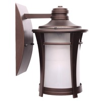 LED plamenné lampy - LED plamenová lampa 5W bronzová barva na stěnu