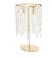 Stolní lampy dekorační - FAN I-BREEZE/L2 ORO Stolní lampa Lumetto Breeze, zlaté, 2xE14, 25,5 x 44,5 cm - FANEUROPE