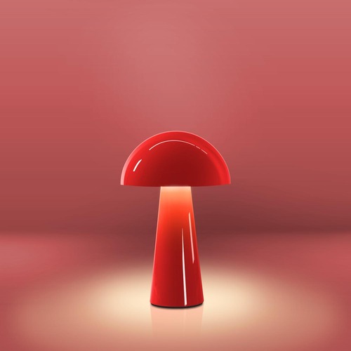 Na stůl - CEN COROG-152527 Venkovní stolní lampa Coco červená USB DIM IP54 - CENTURY - foto 1