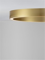 Kruhová - NV 9558680 Stropní svítidlo STING LED stropní svítidlo hliník a akryl bronz Epistar SMD2835 60W 3000K Eaglerise TRIAC driver D100 H7.8 120st. IP20 stmívatelné - NOVA LUCE