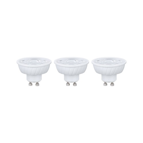 GU10/GZ10 - P 29268 Standard 230V LED reflektor GU10 Flat 37mm 3x4,9W 2700K bílá - PAULMANN - foto 1
