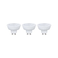 GU10/GZ10 - P 29268 Standard 230V LED reflektor GU10 Flat 37mm 3x4,9W 2700K bílá - PAULMANN