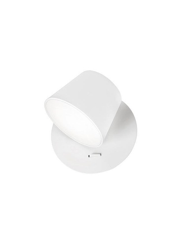 Bodová - NV 8223601 Bodové svítidlo AMADEO bílý hliník a akryl nastavitelné vypínač na těle LED Edison 6W 230V 3000K IP20 - NOVA LUCE - foto 1