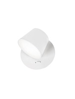 Bodová - NV 8223601 Bodové svítidlo AMADEO bílý hliník a akryl nastavitelné vypínač na těle LED Edison 6W 230V 3000K IP20 - NOVA LUCE