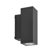 Nástěnná - IMPR 731209 Deko-Light nástěnné přisazené svítidlo - ShoreLine Pro hranaté Up+Down, 7,5 W, 3000/4000 K, DIM, tmavěšedá