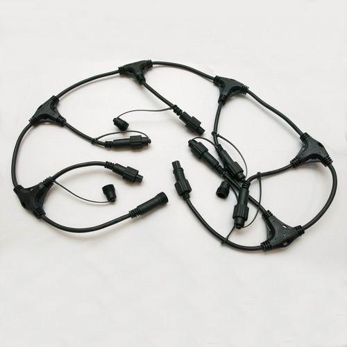 Příslušenství - DLED EFX17T DecoLED T rozbočovač, 7 výstupů, černý, IP67 EFX17T - foto 1