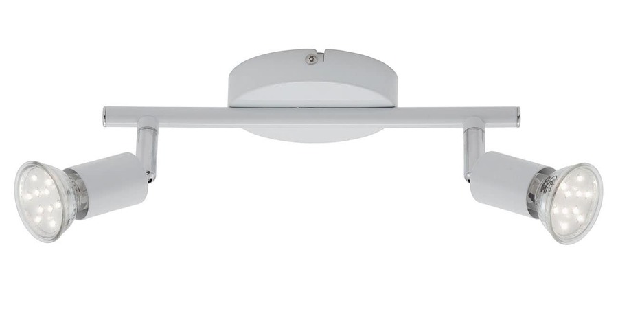 Bodová - BRI 2767-026 Bodové svítidlo 25,5 cm 2xGU10 6W 500lm bílé - BRILONER - foto 1