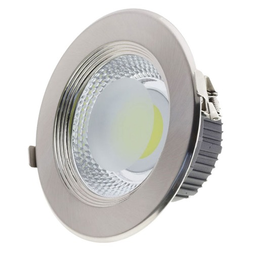 LED svítidla COB - LED COB Downlight Round Inox - foto 1