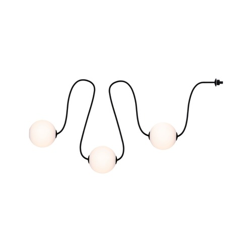 Dekorační - P 94912 Plug &amp; Shine LED světelný řetěz Naima prodlužovací sada IP67 3000K 3x1W 1,71m černá - PAULMANN - foto 1