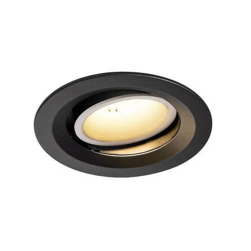 Kruhová - LA 1003560 NUMINOS® MOVE DL M vnitřní LED zápustné stropní svítidlo černá/bílá 2700 K 55° otočné a výkyvné - BIG WHITE (SLV) - foto 1