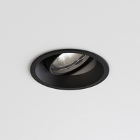 Kruhová - AST 1249016 Downlight svítidlo Minima Round nastavitelné 50W GU10 černá - ASTRO Lighting