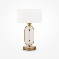 Stolní lampy dekorační - M MOD099TL-01G Stolní lampa Marmo E27 40W zlatá kov - MAYTONI