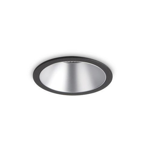 Kruhová - ILUX 192321 LED Zápustné bodové svítidlo Ideal Lux Game Round Black Silver 192321 11W 850lm 3000K IP20 kulaté černé - IDEALLUX - foto 1
