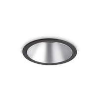 Kruhová - ILUX 192321 LED Zápustné bodové svítidlo Ideal Lux Game Round Black Silver 192321 11W 850lm 3000K IP20 kulaté černé - IDEALLUX