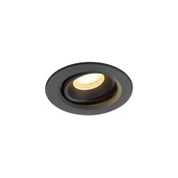 Kruhová - LA 1009349 NUMINOS® MOVE XS Stropní vestavné svítidlo, 3000 K, 55°, IP20, kulaté, černé - BIG WHITE (SLV)