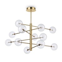 Kruhová - ILUX 200125 EQUINOXE SP12 OTTONE ANTICO - IDEALLUX
