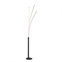 Stojací lampy - LD 15383-18 MAJA LED stojací svítidlo, černá, 3-ramenné, 18 W, 2200 lm 3000K - LEUCHTEN DIREKT / JUST LIGHT