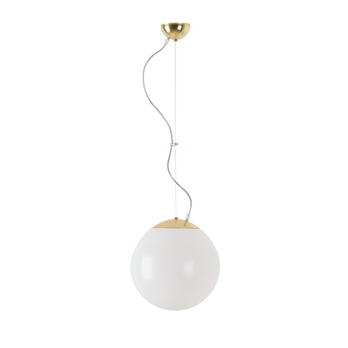 Koule - OS ISI66169 ISIS L2 PE závěsné plastové svítidlo mosaz / bílá IP40 3000 K 20W LED - OSMONT - foto 1