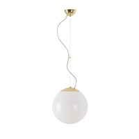 Koule - OS ISI66169 ISIS L2 PE závěsné plastové svítidlo mosaz / bílá IP40 3000 K 20W LED - OSMONT