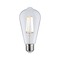 E27 - P 29122 Eco-Line Filament 230V LED žárovka ST64 E27 4W 3000K čirá - PAULMANN