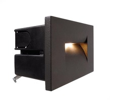 Zapuštěná - IMPR 763004X VÝPRODEJ VZORKU - Nástěnné zápustné svítidlo Yvette I antracit 5W LED 75lm 3000K - LIGHT IMPRESSIONS