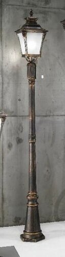 Sloupková - OR AL 11-1141/1 Venkovní sloupkové svítidlo 1x60W E27, patina, IP44,výška 240cm - ORION - foto 1